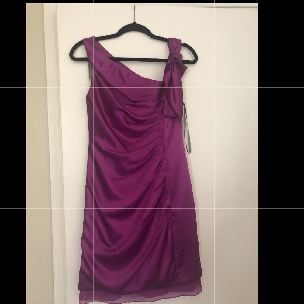 Vera Wang Fushia Bridesmaid Dress